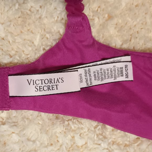 EUC ~ Victoria Secret's Body By Victoria Perfect Shape Underwire Bra (Size 32C) - Picture 3 of 5